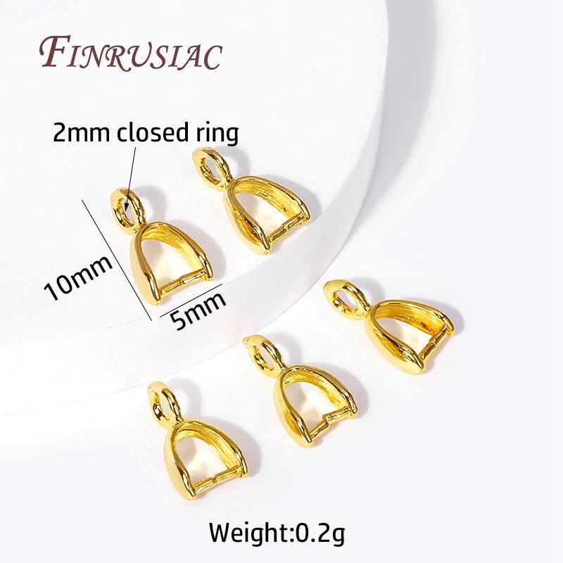 18K Verguld Knijper Hanger Oogje, Messing Hanger Sluitingen Knijper Clip Oogjes Haken Connector DIY Handgemaakte Sieraden Maken Accessoires