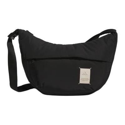 Borsa a tracolla in poliestere riciclato da donna nera Adidas JF0732