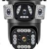 360° Dual-Lens Wireless Waterproof Outdoor Camera with Three-Screen Linkage