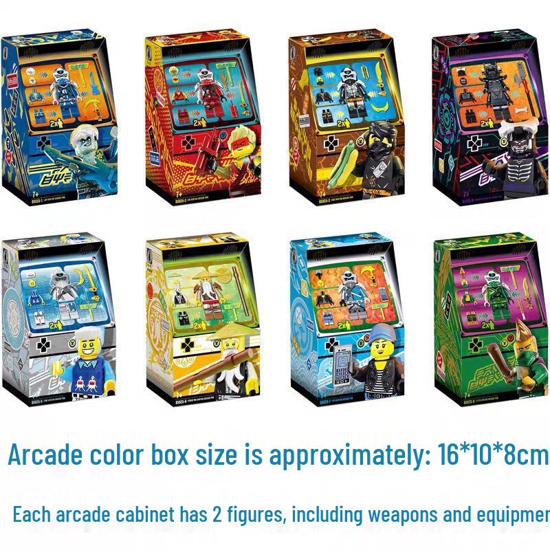 Phantom Ninja Boy Educational Building Blocks - Empire Energy Assembly 1st Street Arcade Toy