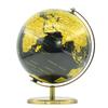 Globe Terrestre Rotatif Cadre Métal Rétro 20cm Haute Qualité Luxe Carte du Monde Globe Décoration Globe Vintage pour Décoration Maison Bureau