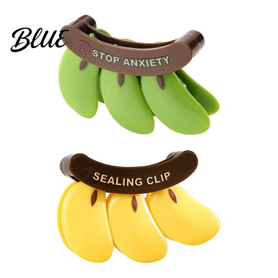 Reusable Snack Clips Sealing Fridge Shape Bag Magnetic 3Pcs Banana Clip Kitchen Accessories Clamp for Chip Bags Refrigerator Magnet
