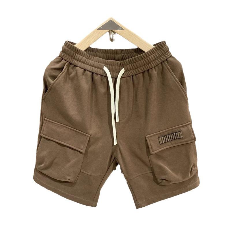 Men's Trendy Summer Elastic Waist Drawstring Shorts - Versatile, Comfortable, Fashionable Workwear