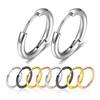 10/20 Stück Minimalistische 316L Edelstahl Kleine Creolen Ohrringe für Damen Herren Klassische Runde Ohrringe Modischer Ohrpiercing Schmuck