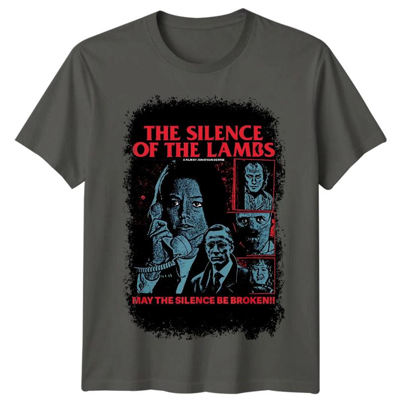The Silence of the Lambs () Movie Poster Inspired TShirt Retro s Tee
