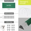 Greenhouse Hoop Garden Poles For Netting Curved Frame Flexible Stakes Protection Support For Bird Hail Vegetable Strawberry