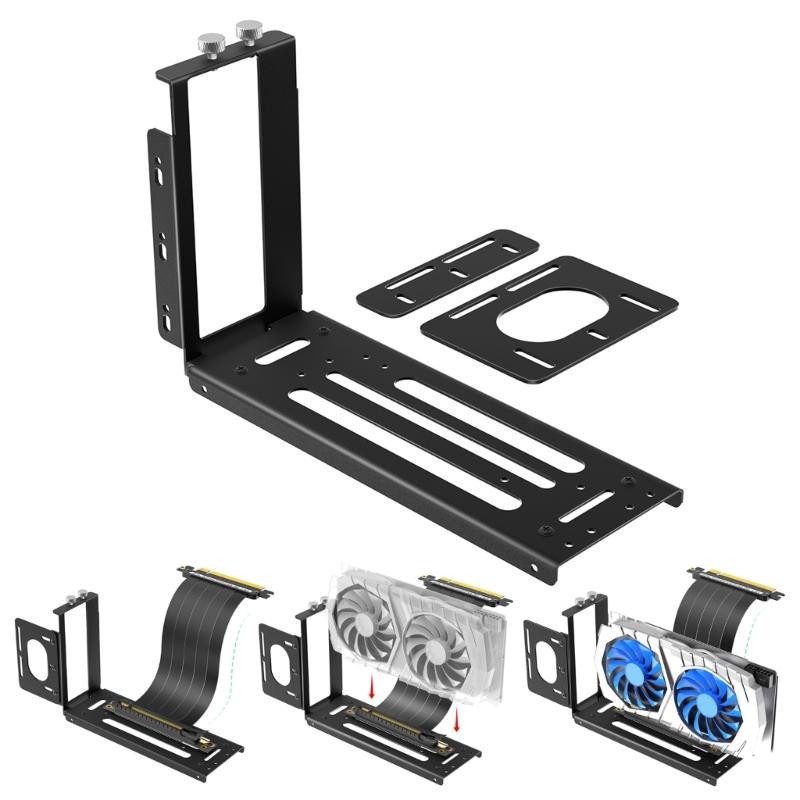 High Strength Vertical Graphics Card Support Metal Bracket For PCI Slot Display Enhances PC Aesthetics