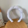 Spa Headband For Women Sponge Headband Face Washing Cute Cloud Thick Hairband For Shower Makeup Skincare