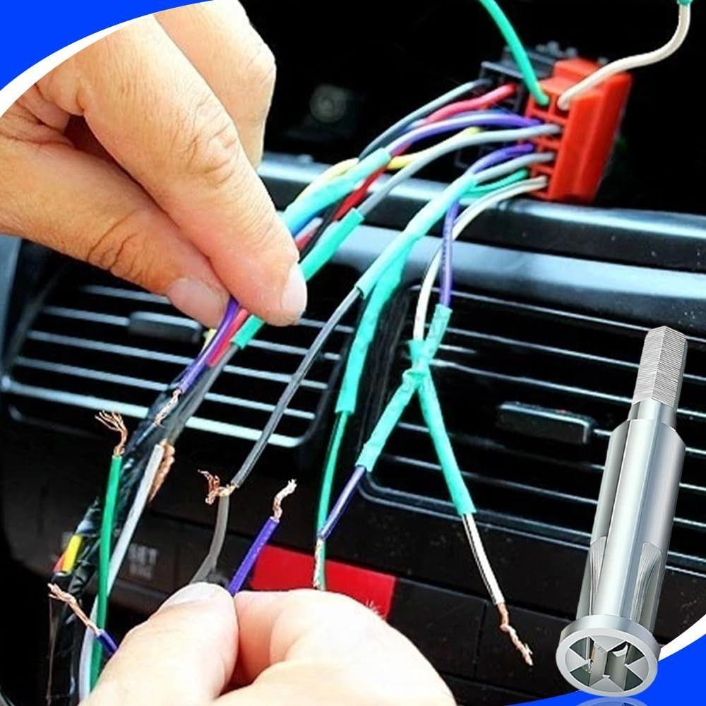 High Hardness Current Lead Stripper Hex Shank Wire Twister Tool For Drill  for Electrician