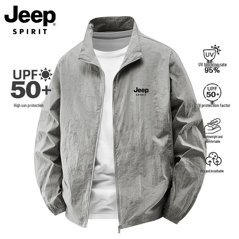 JEEP Men s Summer UV Protection Outdoor Jacket 4XL