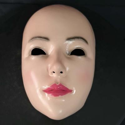 Halbgesichtsmaske aus Latex für schöne Frauen, Party-Drag-Maske