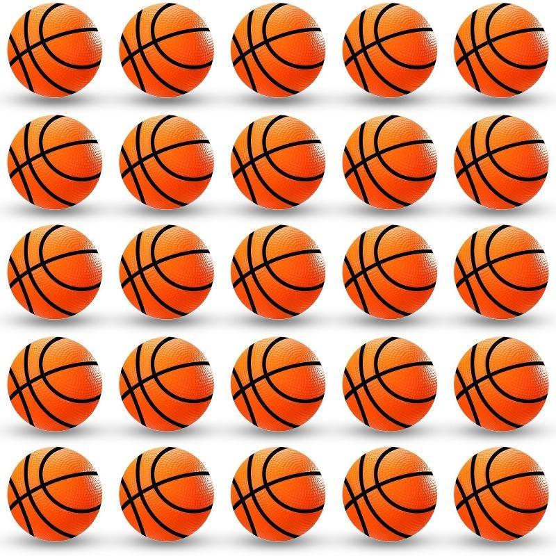 1Pcs Squeeze Ball Toys Sports Theme Kids Birthday Party Favors Goodie Pinata Filler Anti Stress Soccer Basketball Gifts