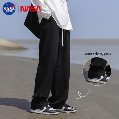 NASA NOAH Men's Retro Straight-Leg Casual Pants