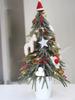 Creative White Basin Small Christmas Tree Simulation Tree Diy Home Small Potted Christmas Gift Desktop Mini Ornament Decoration