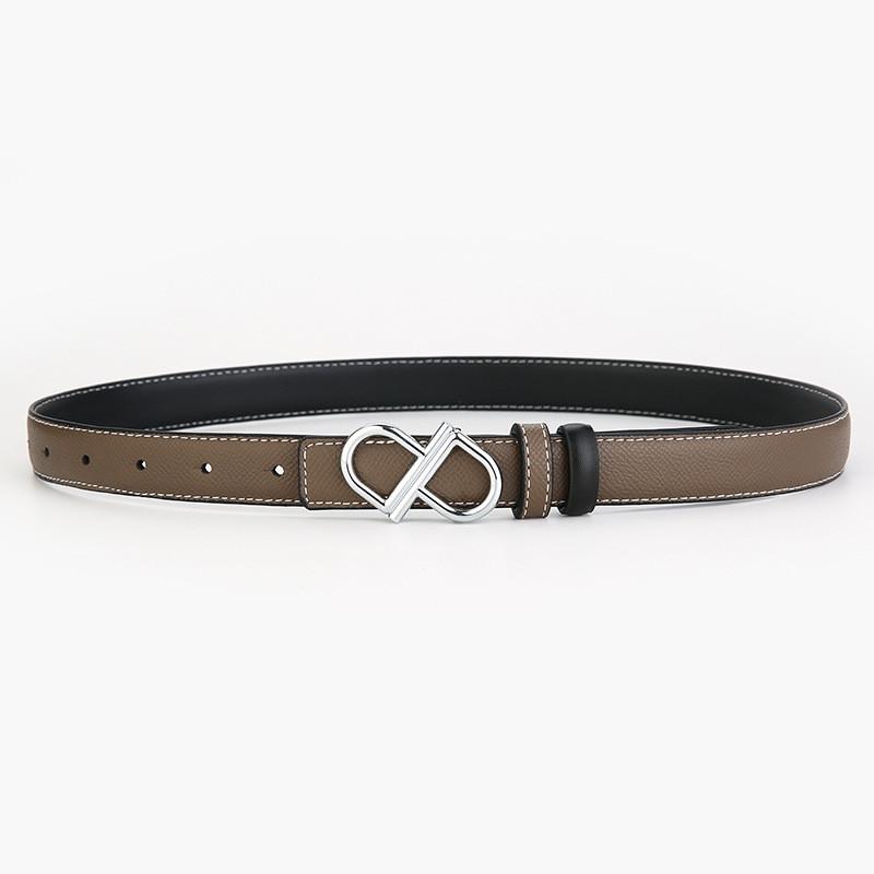 Leather Womens Waist Belt With Alloy Buckle For Office Wear And Daily Fashion
