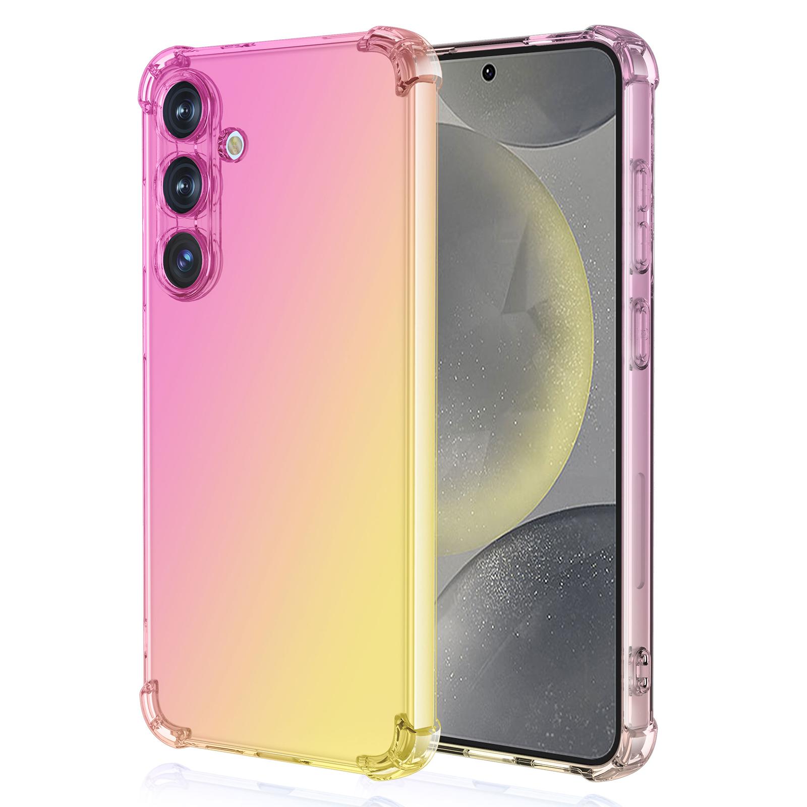 

For Samsung Galaxy S25 Case Gradient Color TPU Phone Case Anti-Drop Phone Cover