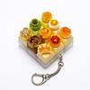 Anti-Stress Fidget Toy Keychain Mini Keycap Fidget Toy Bag Charms Keyboard Keychain  Pass The Time