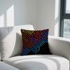 T-TETRIS-ES Games Cushion Cover Double Sided Printed Polyester Pillowcase Pattern Decorative Zipper Cushion Cover
