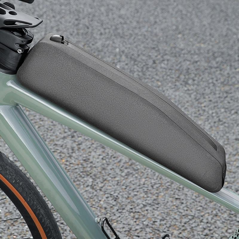 Waterproofed Cycling Handlebars Bag With Detachable Shoulder Strap and Elastics Storage Band for Mountain Bike