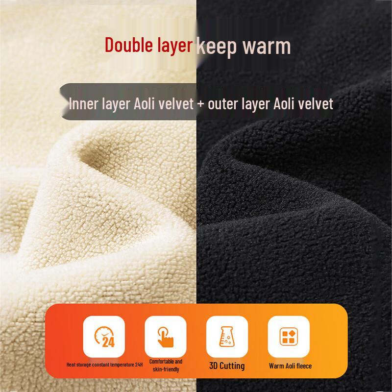 EASTERN CAMEL Herren Winter Freizeit Hose mit Fleecefutter