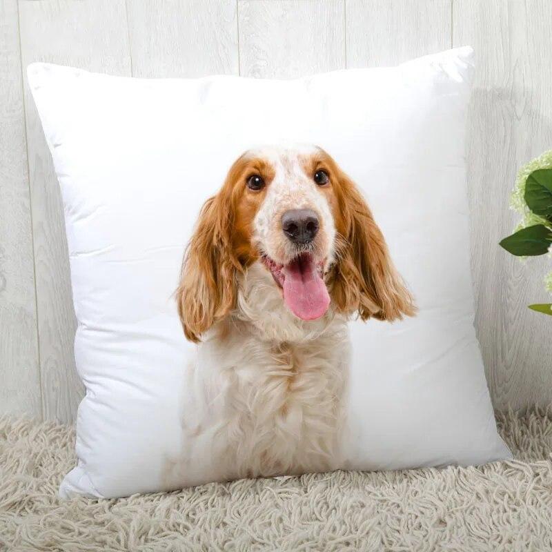 Spaniel Animal Pillowcase Modern Home Living Room Decoration