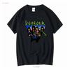 Flügel Weiß Männer Baumwolle T-Shirt Neues Klassisches lang- oder kurzärmliges Vintage Gewaschen Streetwear Mode Dehnbares Grafik