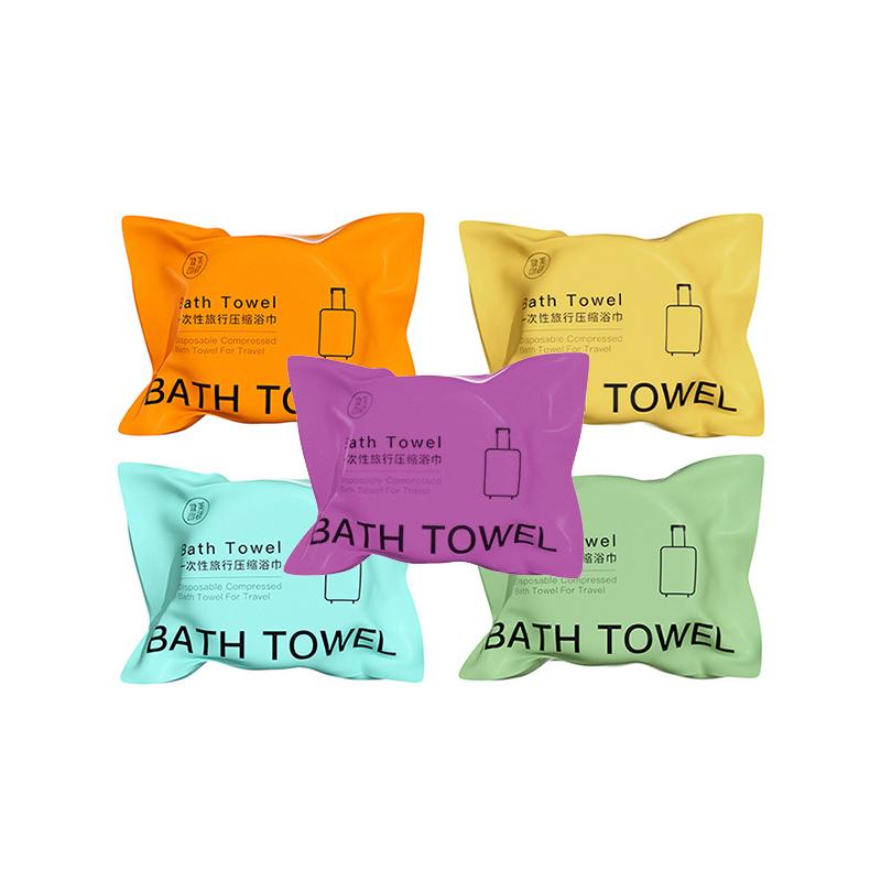 Disposable large size compressed bath towel thickened disposable travel hotel convenient face towel