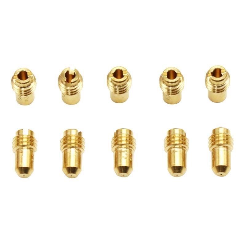 10pcs M5Thread Carburetor Jets for 1488 Dellorto PHBD MAMB UAUB PHBG Idle Jet