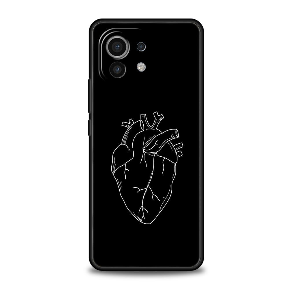

Phone Case For Xiaomi Mi 15 14 13 12 11 Lite 14T 13T 12T 11T Pro Poco X7 X6 X5 X3 Pro F6 F5 F4 Cover Creative Heart Medical For Mi 11 Lite