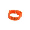 25 Pcs Chicken Foot Ring Adjustable Size Poultry Leg Digital Label Buckle Ring Plastic Chick Duck Goose Farm Equipment 6 Colors