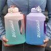 2.3L 3.8L Motivational Leakproof Water Bottle Sport Fitness Gym Outdoor Travel Kitchen Cups Jugs