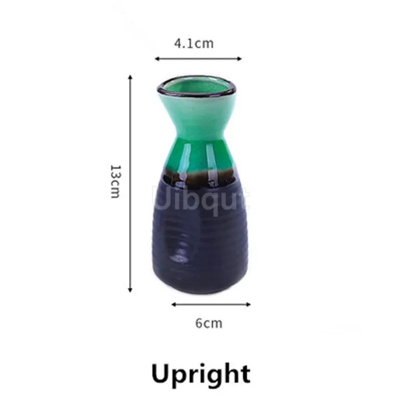 Sushi Shop Sashimi Plate Decoration Ceramic Small Bottle Dry Ice Japanese Kitchen Tableware Restaurant Toothpick Holder Storage