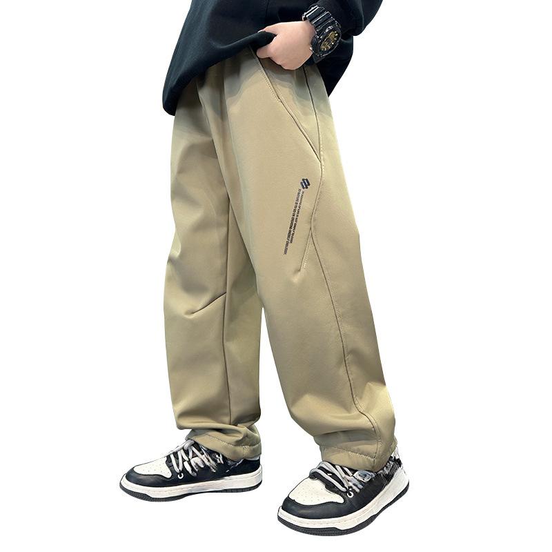 Pantaloni da bambino pantaloni da ragazzo nuovi bambini medi e grandi ragazzi pantaloni impermeabili alla moda pantaloni dritti