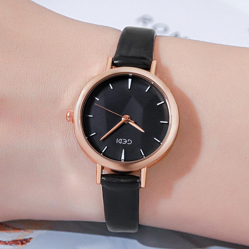 Ladies Temperament Belt Watch Fashionable Simple Casual Small Student Waterproof Watch