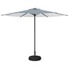 Garden Umbrella with Base 300 X 300 Cm Polyester Rectangular