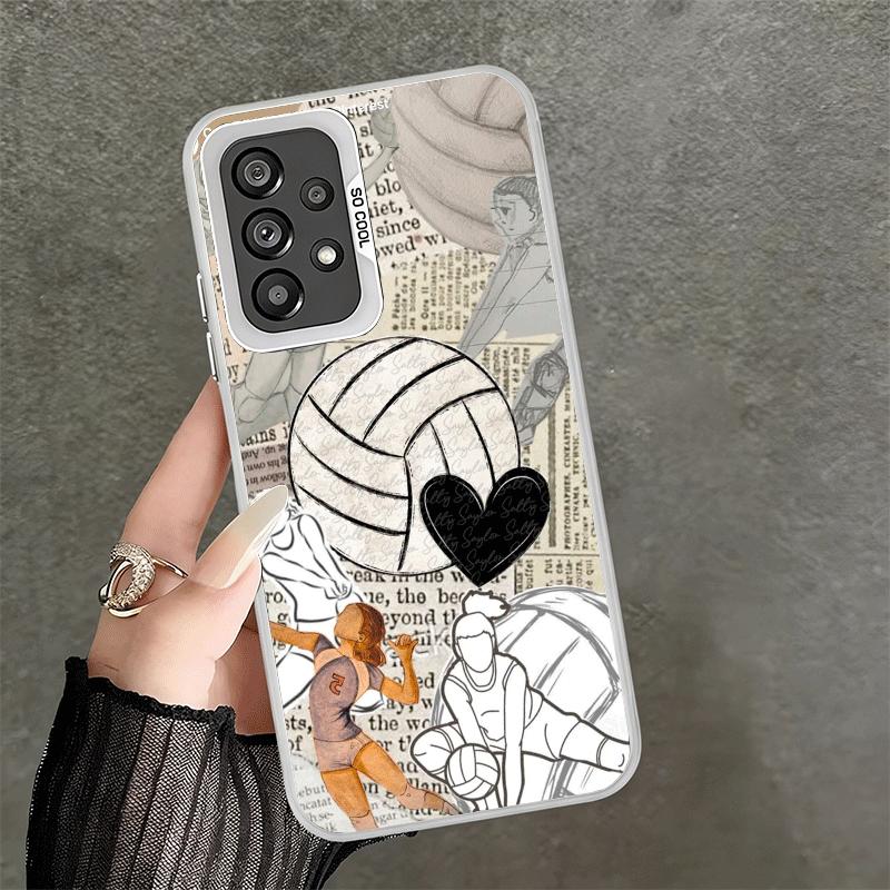 

Volleyball Sport Soft Phone Case for Samsung A17 A16 A15 A14 A13 A57 A56 A55 A54 A53 A37 A36 A35 A34 A33 A26 A25 A24 A23 A52 Samsung A34