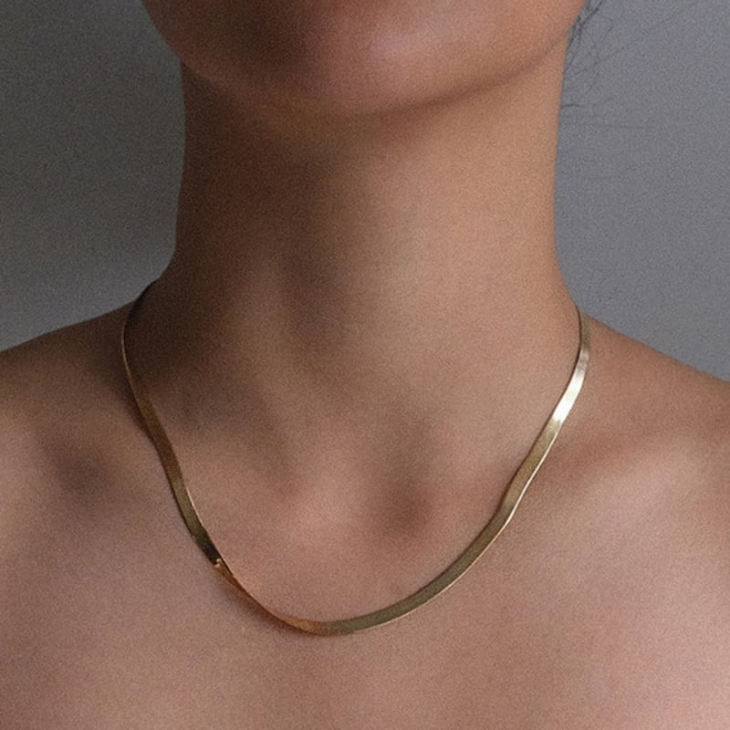 

Another Layer 4mm Snake Necklace (silver925)(2color) silver