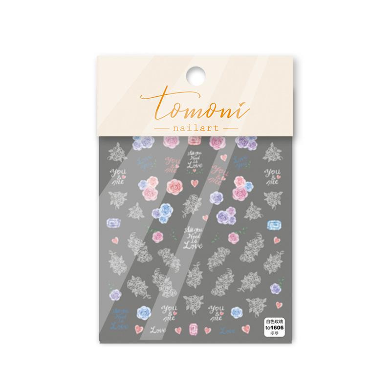 Рельефные наклейки для ногтей в виде роз и лилий. Изготовление креативных декоративных — фото 6