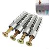 Carbon Steel Serrated Expansion Screws, Concrete Wall Anchors Plug Bolt, Heavy Duty Hardware Fasteners for Home Building Wall Renovation Installation