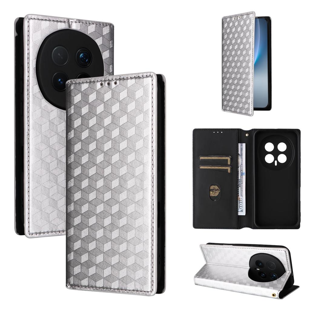 Flip Cover für Honor Magic8 Pro PU Leder Handyhülle Ganzkörperschutz [RFID-Blockierung] Brieftaschenhülle