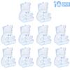 10pcs Bear Shape Candy Box Transparent Jewelry Snack Gift Packaging Box Wedding Birthday Party Decor Supplies Baby Shower Favors