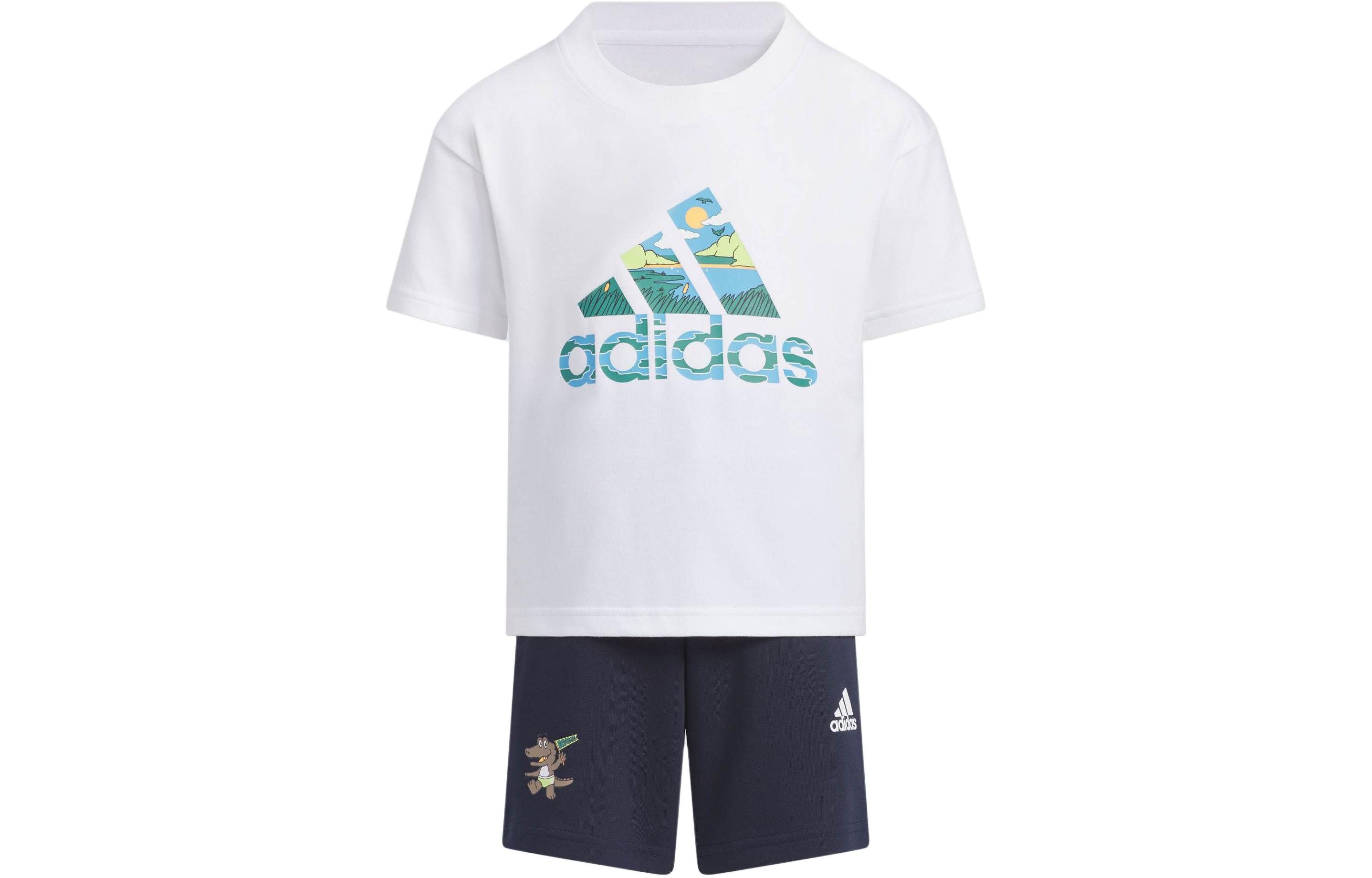 Adidas Kids Casual Sportswear Crew Neck Moderate JF3854 116