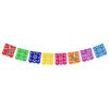 Day of the Dead Colorful Piñata Banner with Mexican Flag Design