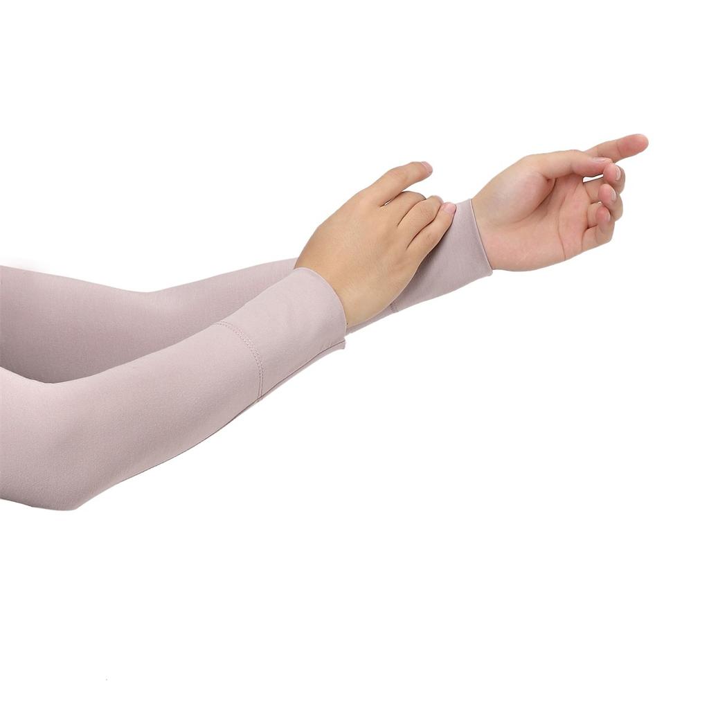 Summer New Cool Modal Cotton Arm Warmers For Women Girls Soft Driving Sunscreen Long-Sleeved Outdoor Solid Color Riding Sleeves