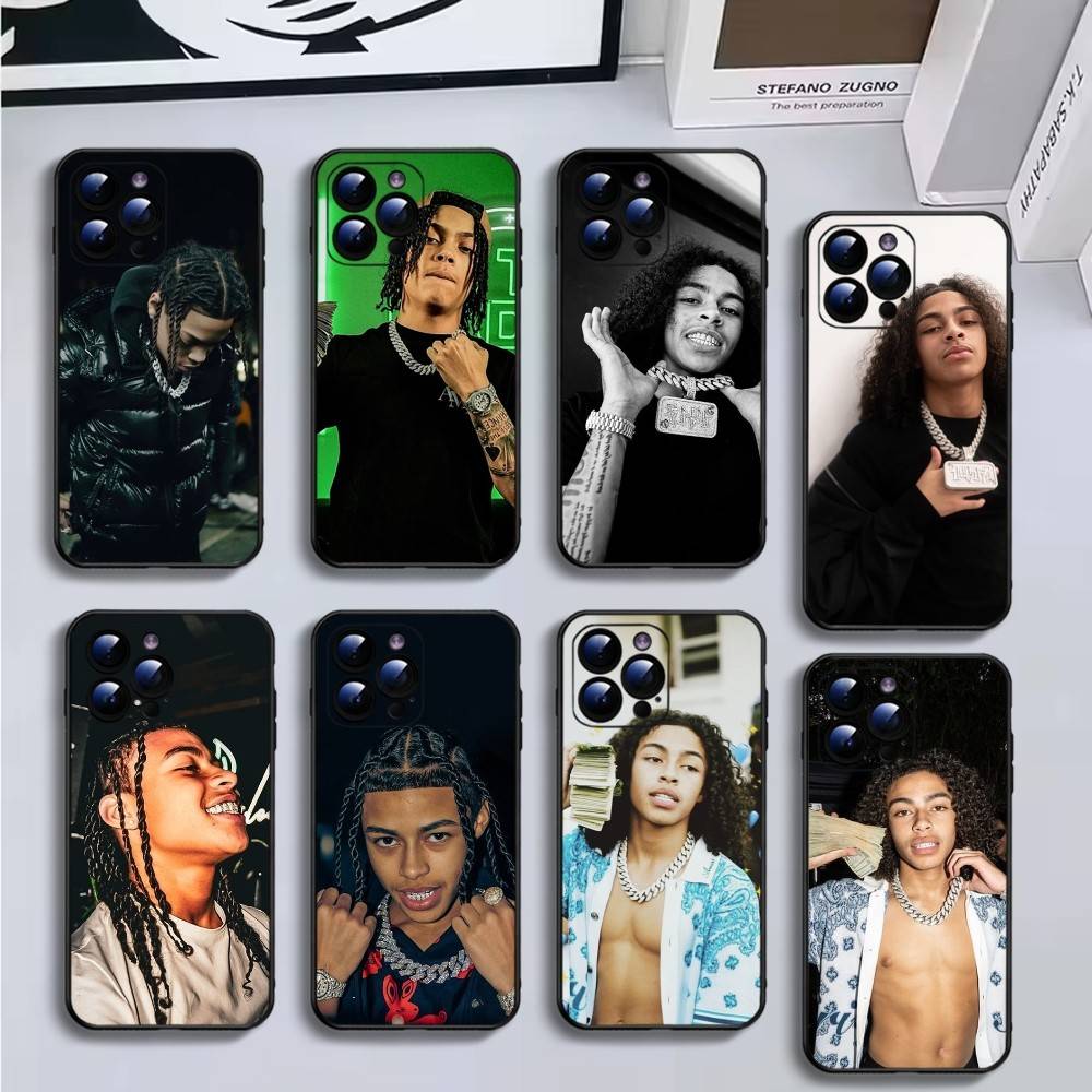 Rapper Dd osama Handyhülle Für iPhone17,16,15,14,13,12,11 Plus,Pro Max,Weiche Schwarze Hülle