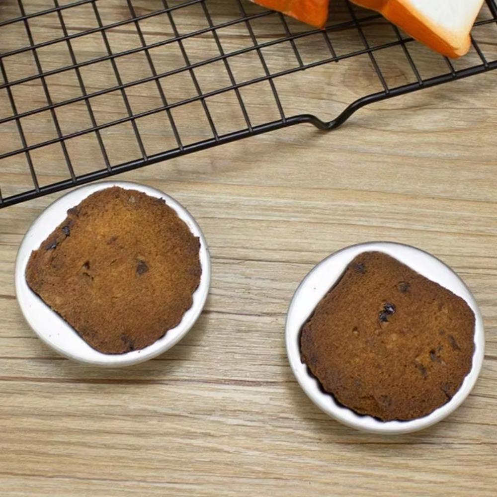 6pcs Corrosion Resistant Shell Baking Mold Aluminum Zinc Zinc Alloy Cake Baking Pan Pudding Mold Jelly