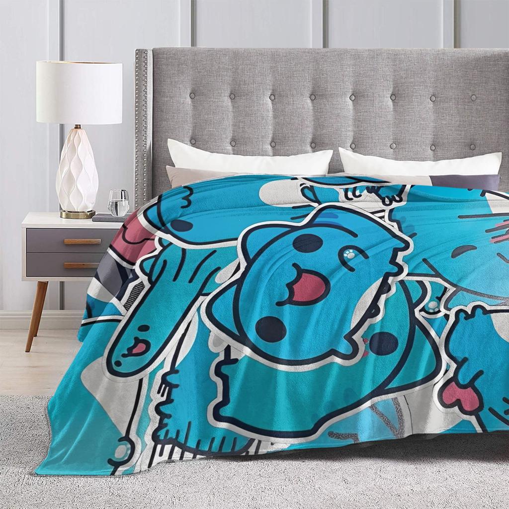 Bugcat Capoos Cartoon Blanket Quality Super Warm  Throw Blanket Winter Camping Couch Chair Comfortable Bedspread