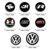 2025 Horký 45mm/50mm Hliníkový Odznak na Auto Logo Volantu Ozdobná Samolepka Pro Volkswagen VW R Line GTI Golf 5 7 Tiguan Caddy Passat