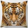 Animal World Tiger Lion Print Pattern Pillowcase Living Room Sofa Cushion Cover Bedroom Bedside Home Decoration 45x45cm