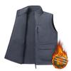 Men S Reversible Fleece Warm Workwear Casual Outdoor Sleeveless Vest